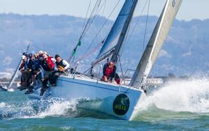 Sy Kleinman&rsquo;s Schumacher 54 Swiftsure leads in IRC B after day three of racing at the Rolex Big Boat Series photo copyright  Rolex/Daniel Forster http://www.regattanews.com taken at  and featuring the  class