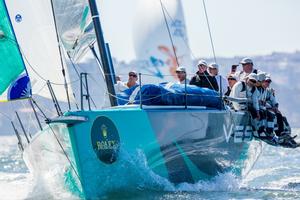 Jim Swartz&rsquo;s TP52 Vesper leads in IRC A after day three of racing at the Rolex Big Boat Series photo copyright  Rolex/Daniel Forster http://www.regattanews.com taken at  and featuring the  class