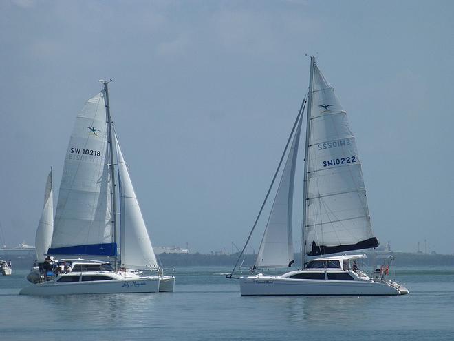Seawind Moreton Bay Regatta - Fleet in action © Seawind Catamarans