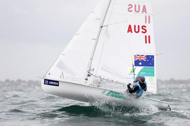 470 Men / Will Ryan & Mathew Belcher (AUS) - 2013 ISAF Sailing World Cup - Melbourne © Jeff Crow/ Sport the Library http://www.sportlibrary.com.au