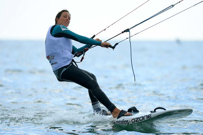 Kiteboard W / Nuria GOMA (GER) - 2013 ISAF Sailing World Cup - Melbourne © Jeff Crow/ Sport the Library http://www.sportlibrary.com.au