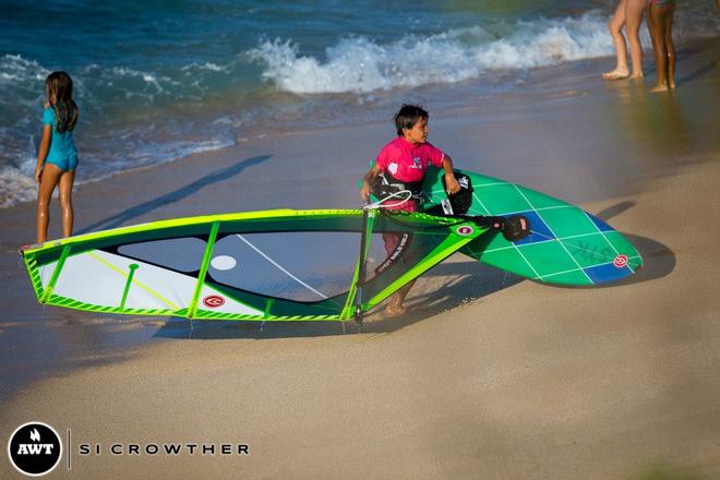 Wiley (8yrs) is the youngest in the competition and he rips!  © Si Crowther / AWT http://americanwindsurfingtour.com/