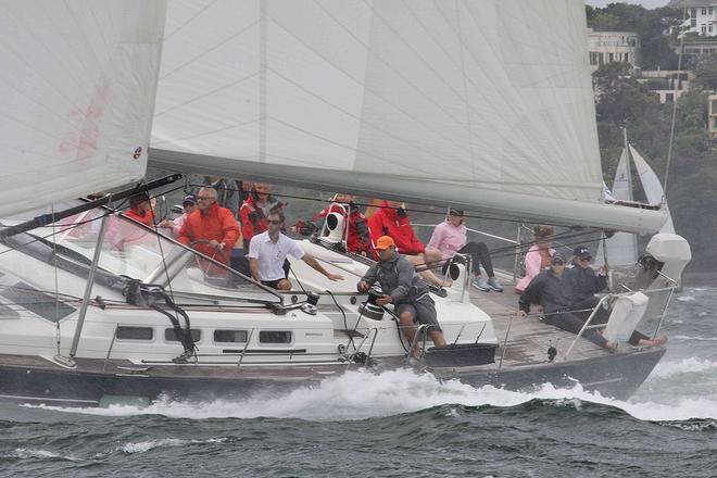 The spray did anything but disappear around Vanishing Point. - 2013 Beneteau Cup ©  John Curnow