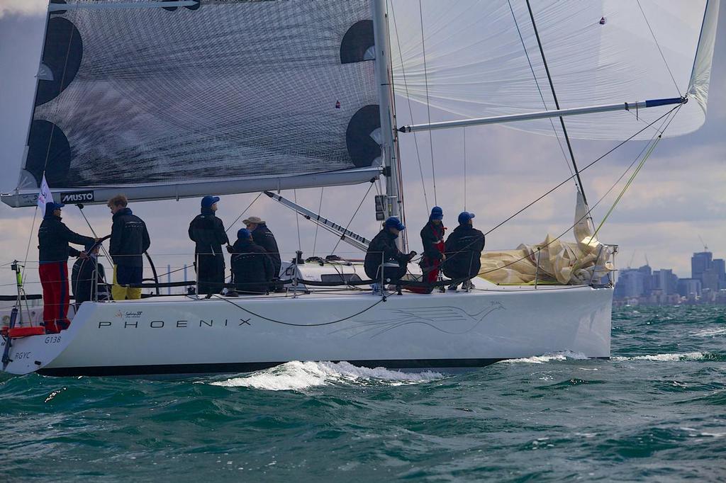 Brenton Carnell's Phoenix finished Day 1 sharing the lead with Challenge. photo copyright Bernie Kaaks taken at  and featuring the  class