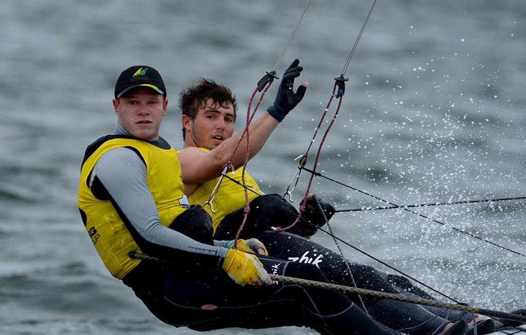 ISAF Sailing World Cup Melbourne 2013 © Jeff Crow/ Sport the Library http://www.sportlibrary.com.au