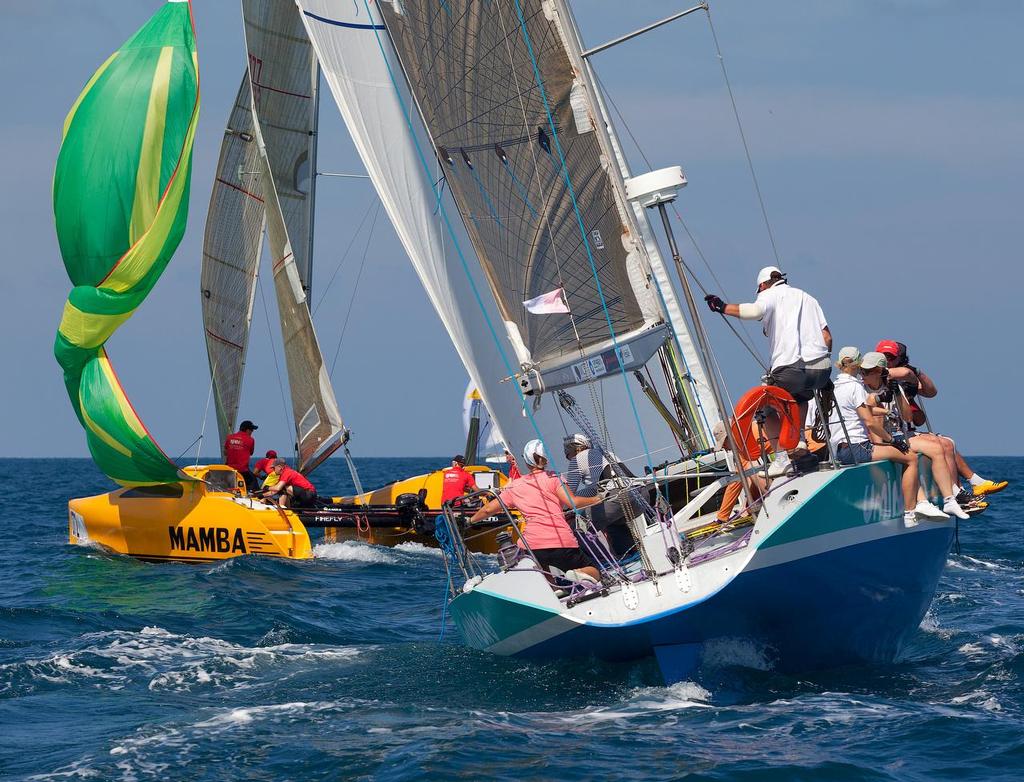 Phuket King’s Cup Regatta 2013. Colour and movement... photo copyright Guy Nowell taken at  and featuring the  class