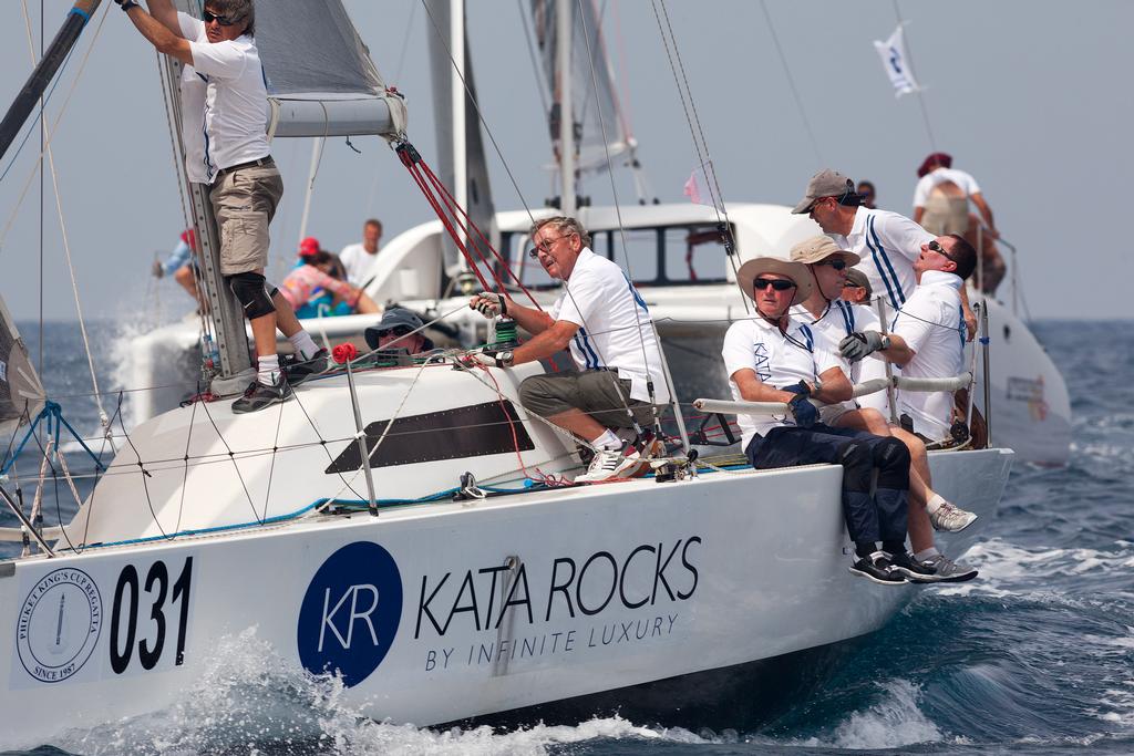 Phuket King’s Cup 2013. Kata Rocks. photo copyright Guy Nowell taken at  and featuring the  class