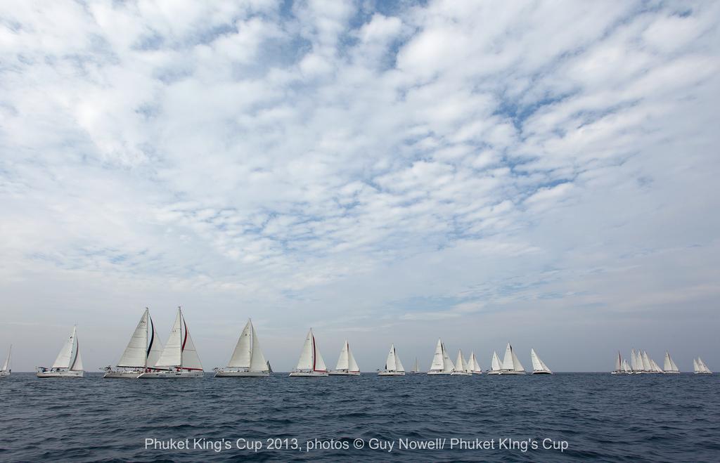 Phuket King's Cup 2013. Charter classes start. photo copyright Guy Nowell taken at  and featuring the  class