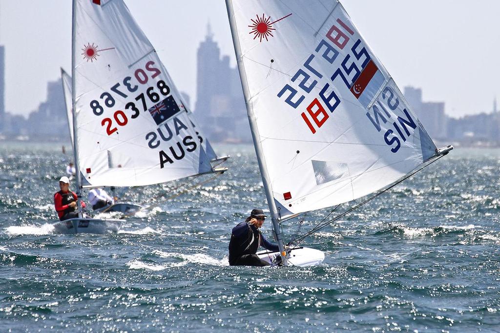 ISAF Sailing World Cup, Melbourne Day 1 - Laser Radial (SIN) photo copyright Richard Gladwell www.photosport.co.nz taken at  and featuring the  class
