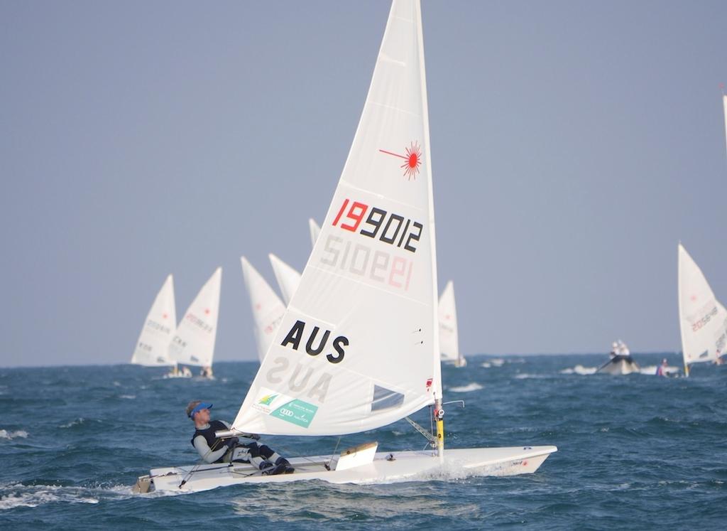 Tom Burton - Laser World Championships 2013 photo copyright Australian Sailing Team taken at  and featuring the  class