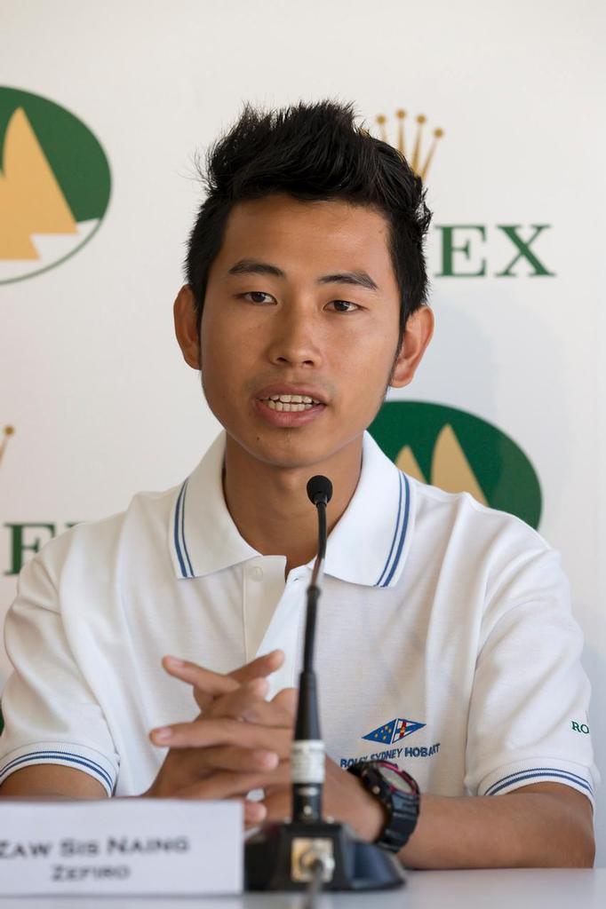 Zaw Sis Naing, first Rolex Sydney Hobart competitor from Myanmar photo copyright Andrea Francolini taken at  and featuring the  class