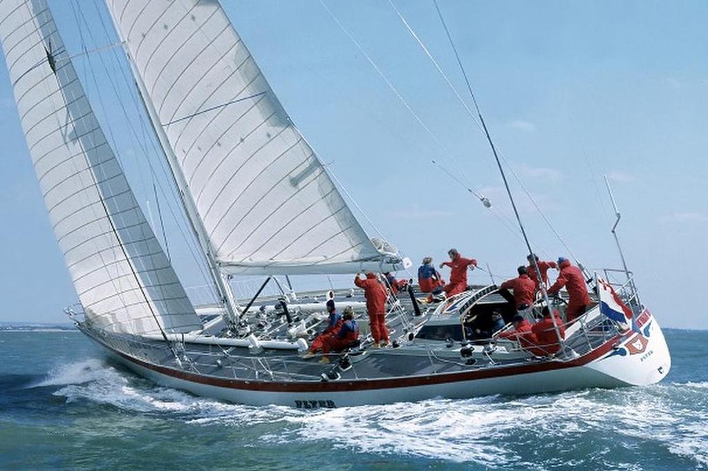 1981-82 Whitbread Round the World Race. Flyer skippered by Cornelis van Rietschoten, winner on handicap photo copyright Barry Pickthall/PPL http://www.pplmedia.com taken at  and featuring the  class