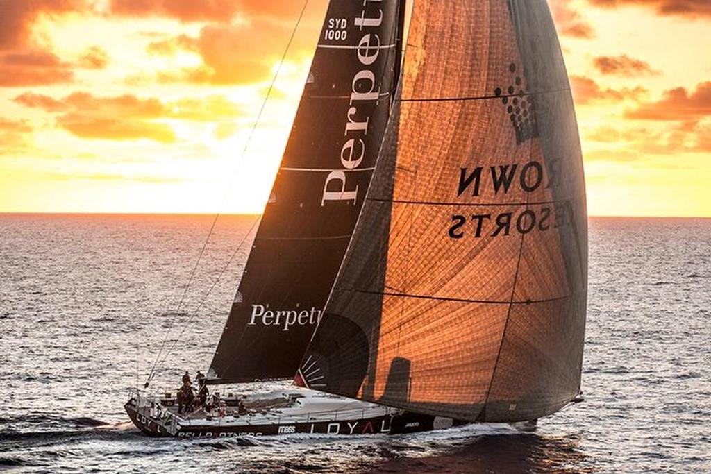 Perpetual Loyal hangs onto her early morning lead - Day 2, Rolex Sydney Hobart Race ©  Rolex/Daniel Forster http://www.regattanews.com