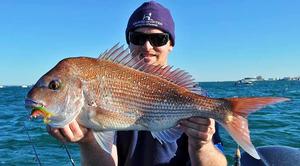 Local angler jack Auld has been getting into the sportsfishing action. photo copyright Jarrod Day taken at  and featuring the  class