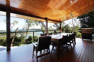 The Cowries offers accommodation for up to 14 people plus stunning views. photo copyright Kristie Kaighin http://www.whitsundayholidays.com.au taken at  and featuring the  class