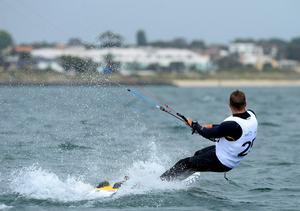 Kiteboard M / Riccardo Andrea LECCESE (ITA) - 2013 ISAF Sailing World Cup - Melbourne photo copyright Jeff Crow/ Sport the Library http://www.sportlibrary.com.au taken at  and featuring the  class