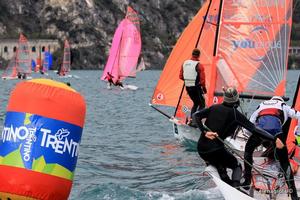 29er Eurocup Riva del Garda- teams in action. photo copyright Elena Giolai taken at  and featuring the  class
