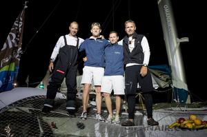 Oman Air Musandam, with Sidney Gavignet (FRA) and Damian Foxall (IRL) - TRANSAT JACQUES VABRE 2013 in Itajai, Brazil photo copyright Vincent Curutchet / DPPI taken at  and featuring the  class