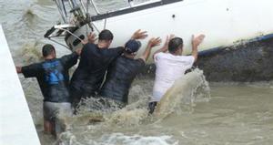Chalong incident - but some muscle is needed photo copyright  SW taken at  and featuring the  class