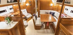 Hallberg Rassy 55 wide view interior photo copyright  SW taken at  and featuring the  class