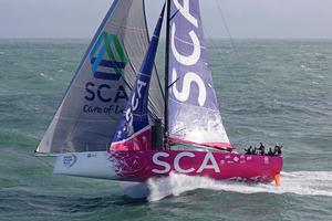 October 4 2013 - Team SCA sailing trials in the English Channel photo copyright  Rick Tomlinson http://www.rick-tomlinson.com taken at  and featuring the  class
