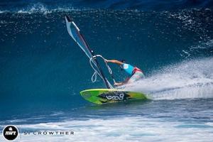 Powerful riding by Laurent in Round #3, he went on to win his heat in Round #4 following an impressive display which included a Taka and a 360 photo copyright Si Crowther / AWT http://americanwindsurfingtour.com/ taken at  and featuring the  class
