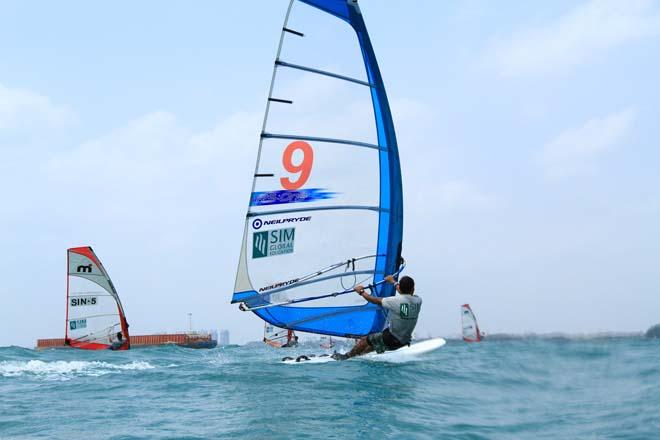 2014 Singapore Open Asian Windsurfing Championships day 3 © Howie Choo