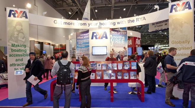 Visitors on the RYA stand at the London Boat Show 2014, ExCeL, London. © onEdition http://www.onEdition.com