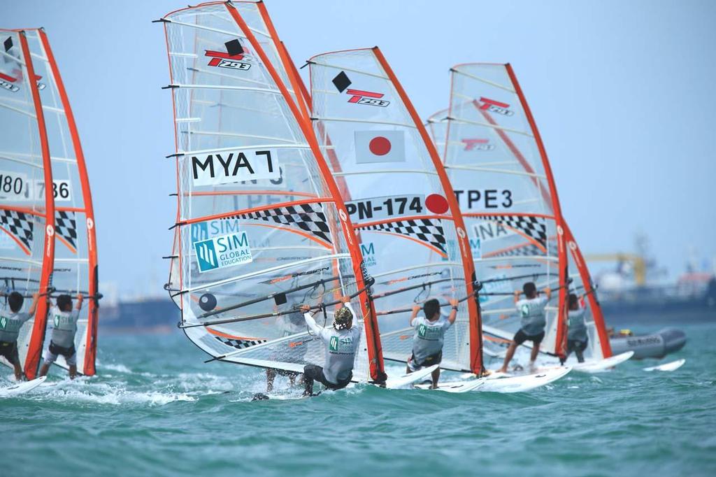 Singapore Open Asian Windsurfing Championship 2014 - Day 2 © Howie Choo