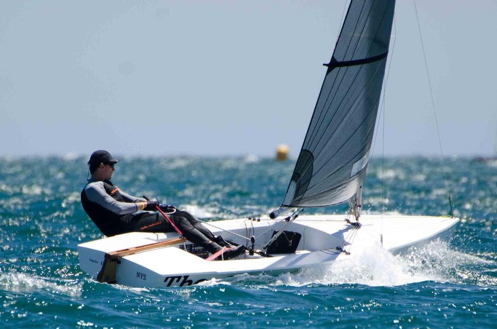 Matt DRAPER sailing ``The Dilemma``- Impulse National Championships Largs Bay photo copyright Brian Outram taken at  and featuring the  class