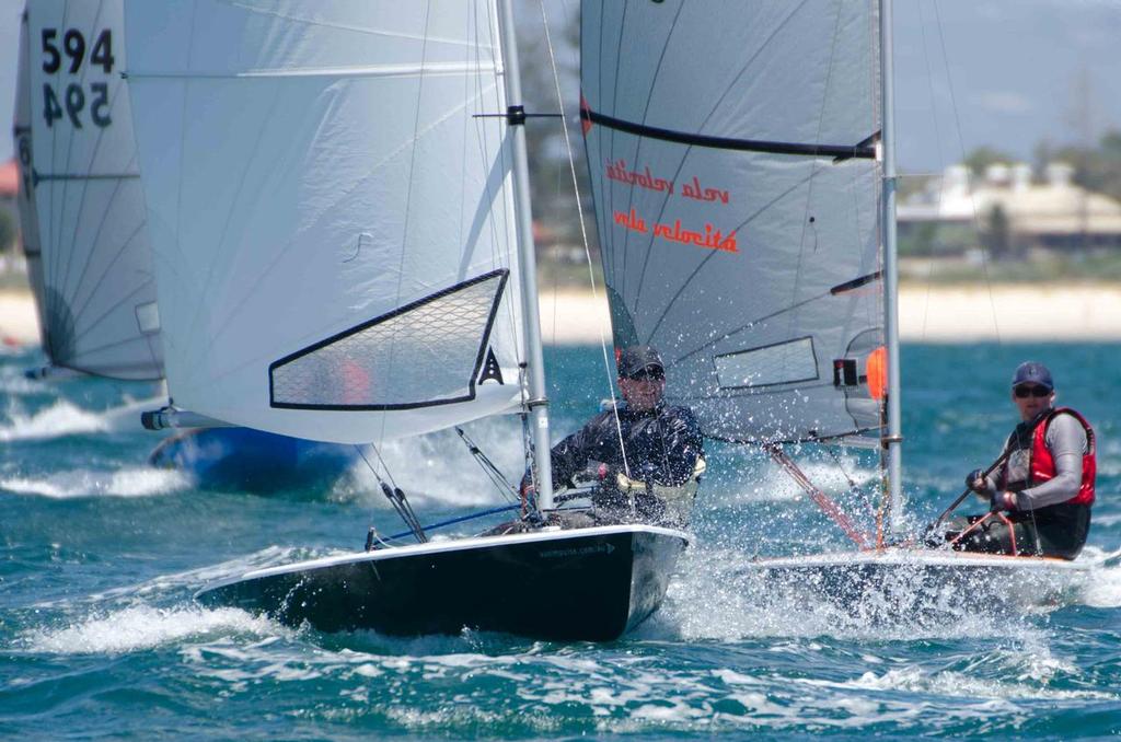 Perin HARDIE  sailing ``Greensheep``-Impulse National Championshps Largs Bay photo copyright Brian Outram taken at  and featuring the  class