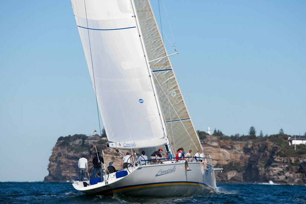 Brindabella took to Sydney Harbour to contest the 178th Australia Day Regatta,  winning Division 1 on line and handicap. Photo by Sailpix - 178th Australia Day Regatta 2014 photo copyright David Brogan www.sailpix.com.au taken at  and featuring the  class