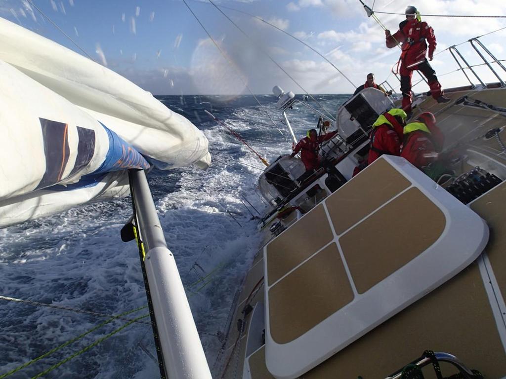 Leg 4, Race 7, Day 4 photo copyright Juerg Kauffmann taken at  and featuring the  class