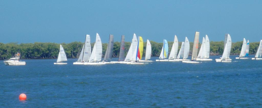 Cat Weekend Fleet' - Gold Coast Fastway Australia Day Weekend Catamaran Championships photo copyright Southport Yacht Club http://www.southportyachtclub.com.au taken at  and featuring the  class