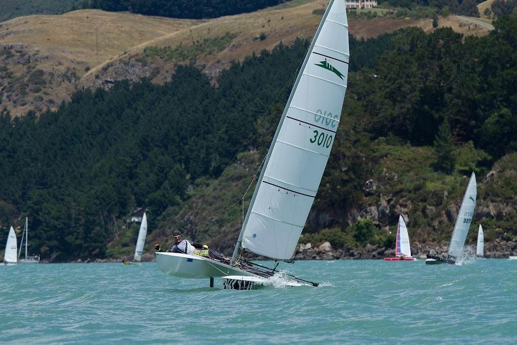 Orams on his way to a race win - 2014 Paper Tiger National Championships photo copyright SW taken at  and featuring the  class