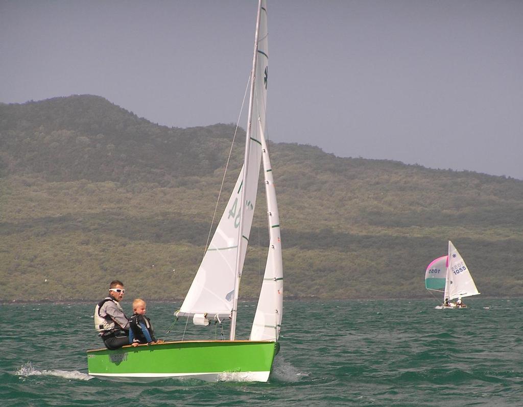 Andrew and Cam Brown sailing #1434 ``Vagrant`` easily won the 2014 Sunburst Nationals with 7 race wins. - 2014 Sunburst Nationals photo copyright Nigel Price taken at  and featuring the  class