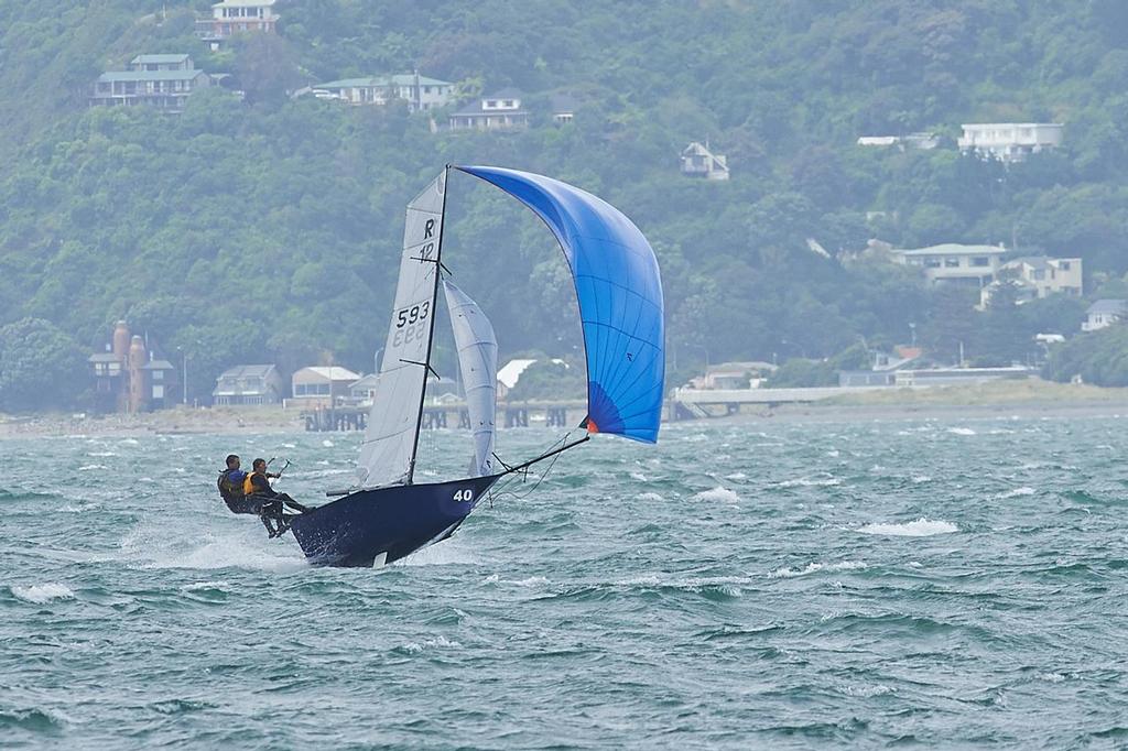 12ft Skiff Interdominions 2014 - Worser Bay, Wellington photo copyright Garrick Cameron http://www.studio5.co.nz/ taken at  and featuring the  class