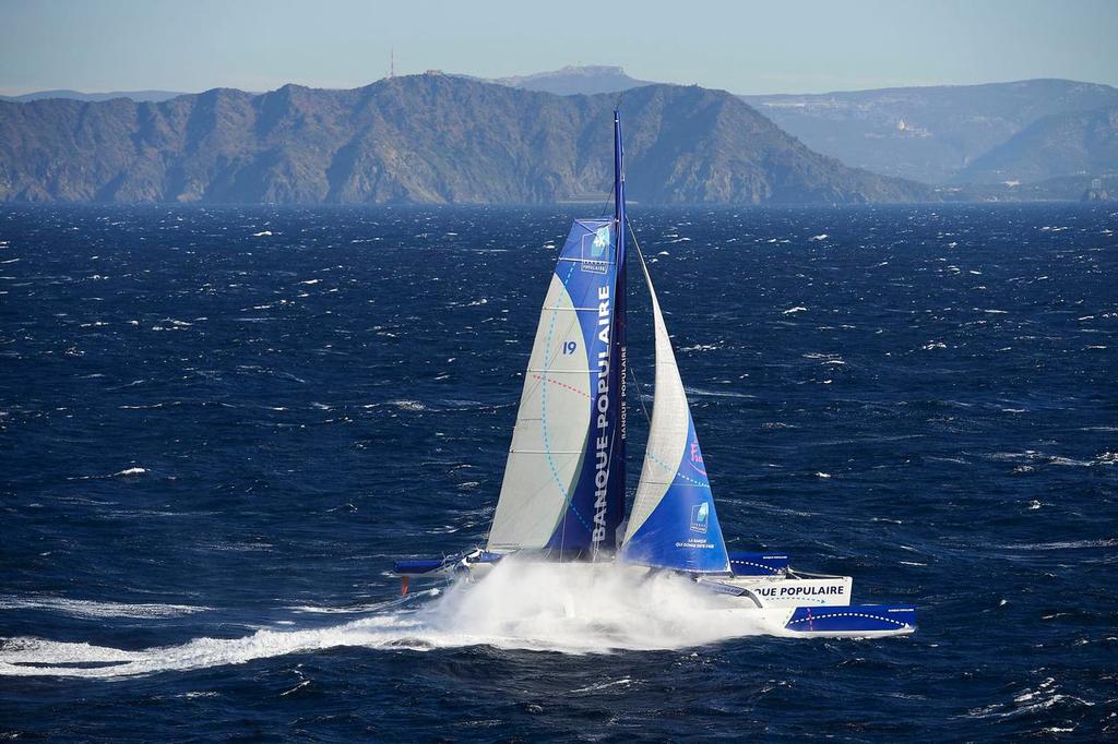 Banque Populaire VII has now set two world solo 24hour marks photo copyright Yvan Zedda / BPCE taken at  and featuring the  class