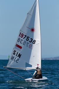 Colin Cheng (SIN) moved from Optimist to Standard rig photo copyright Guido Brandt taken at  and featuring the  class