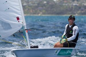 2012 ISAF Youth World Champion Radial sailor Mark Spearman (WA) has had a mixed regatta photo copyright Guido Brandt taken at  and featuring the  class