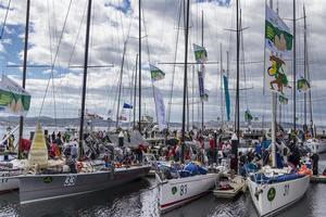 Ambiance at the Constitution Dock in Hobart - Rolex Sydney to Hobart 2013 photo copyright  Rolex / Carlo Borlenghi http://www.carloborlenghi.net taken at  and featuring the  class