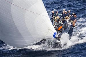 Hap Fauth at the helm of Bella Mente - Credit Rolex-Carlo Borlenghi - RORC Caribbean 600 2014 photo copyright  Rolex / Carlo Borlenghi http://www.carloborlenghi.net taken at  and featuring the  class