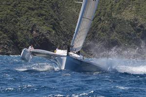 Multihull racing at the St Maarten Heineken Regatta photo copyright Tim Wright taken at  and featuring the  class