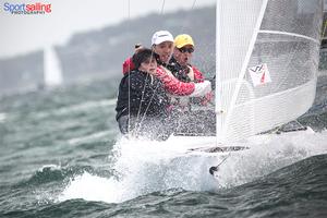 Rock Hard - VX One Championships in Lake Macquarie 2014 photo copyright Beth Morley - Sport Sailing Photography http://www.sportsailingphotography.com taken at  and featuring the  class