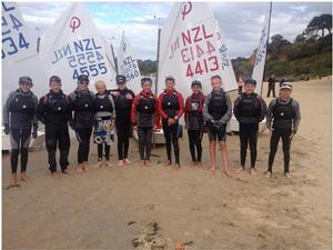 New Zealand team at 2014 Australian Optimist Nationals photo copyright Yachting New Zealand taken at  and featuring the  class
