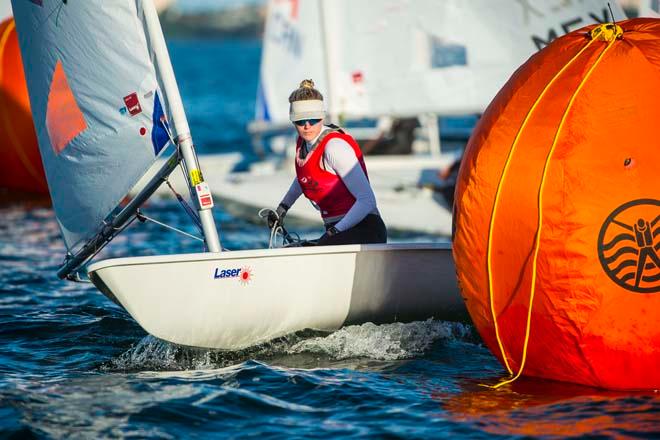 ISAF Sailing World Cup Miami 2014 - Day 2, Laser Radial © Walter Cooper /US Sailing http://ussailing.org/