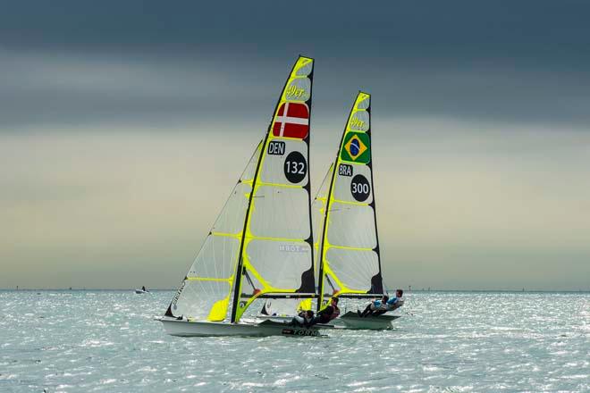 ISAF Sailing World Cup Miami 2014 - Day 4, 49er © Walter Cooper /US Sailing http://ussailing.org/