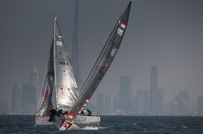 Leg 4 from Dubai - RAK. EFG Sailing Arabia – The Tour 2014  © Lloyd Images