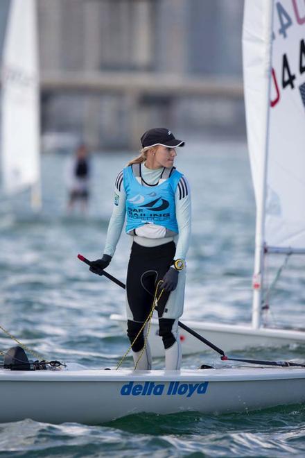 Marit Bouwmeester, Laser Radial medal race - 2014 ISAF Sailing World Cup Miami © Richard Langdon /Ocean Images http://www.oceanimages.co.uk