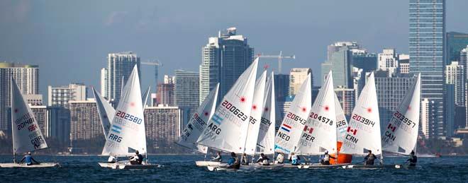 ISAF Sailing World Cup Miami 2014 © Richard Langdon /Ocean Images http://www.oceanimages.co.uk